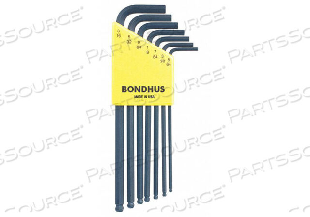OEM#: 10945SET 7 BALL END L-WRENCHES by Bondhus