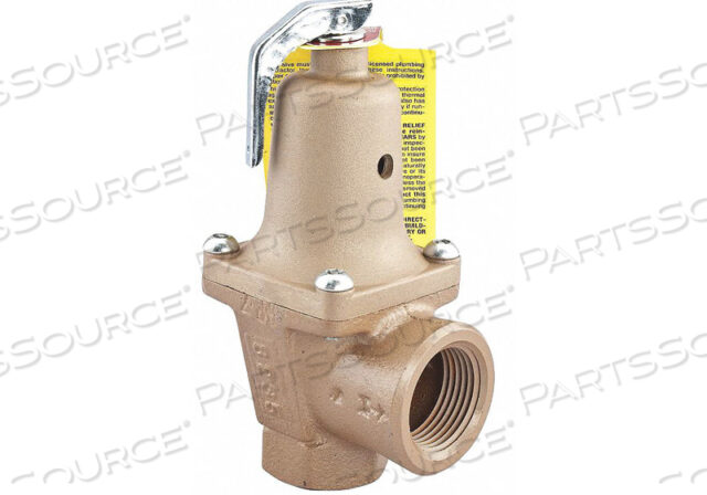 ПРЕДОХРАНИТЕЛЬНЫЙ КЛАПАН 3/4 X 1 ДЮЙМ 75PSI ЖЕЛЕЗО