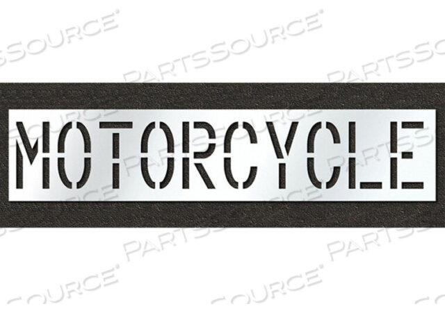 OEM#: STL-116-71816ТРАФАРЕТ ДЛЯ МОТОЦИКЛА ДЛЯ ТРОТУАРА 18 ДЮЙМОВ от RAE Products & Chemicals Corp.