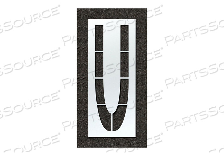 OEM#: STL-108-F120UТРАФАРЕТ ДЛЯ АЭРОПОРТОВ U 120 ДЮЙМОВ от RAE Products & Chemicals Corp.