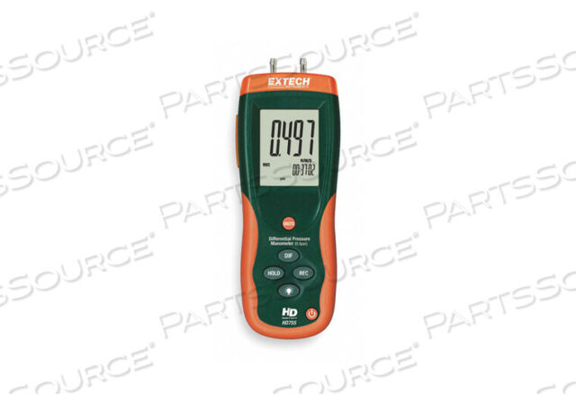 OEM#: HD755ЦИФРОВОЙ МАНОМЕТР 0 ДО 13,85 ДЮЙМОВ ВОДНОГО СТЕКЛА от Extech Instruments