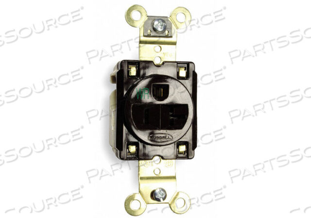 OEM#: HBL5361WRREPTACLE SINGLE 20A 5-20R 125V BROWN от Hubbell Incorporated, Wiring Device-Kellums