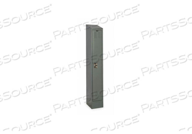 OEM#: URB1258-1ASB-HGREADY-BUILT II ОДНОЯРУСНЫЙ 1-ДВЕРНЫЙ СТАЛЬНОЙ ШКАФЧИК, 12ШX15DX72В, ТЕМНО-СЕРЫЙ, СБОРКА Hallowell