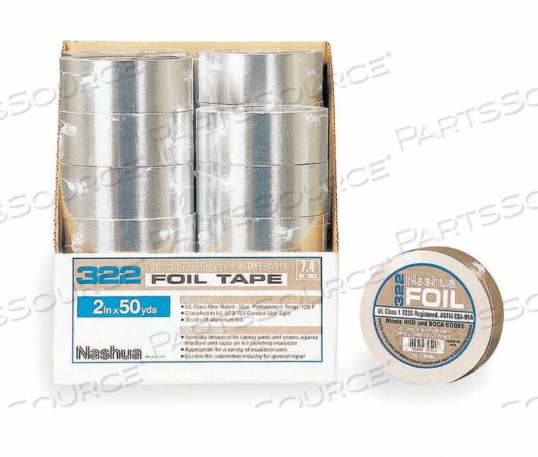 OEM#: 322FOIL TAPE WITH LINER 48MM X 46M SILVER от Nashua