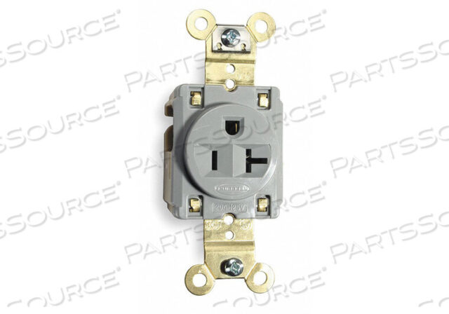 OEM#: HBL5361GRYRESEPTACLE SINGLE 20A 5-20R 125V GRAY от Hubbell Incorporated, Wiring Device-Kellums