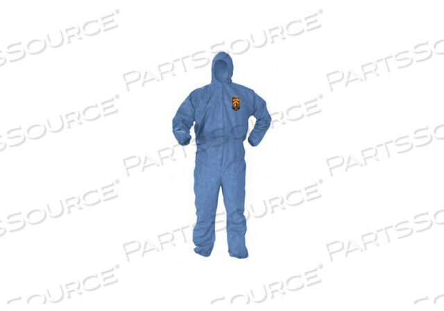 КОМБИНЕЗОН С КАПЮШОНОМ ЭЛАСТИЧНЫЙ СИНИЙ 4XL PK20