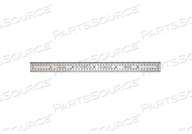 OEM#: C604R-12СТАЛЬНАЯ ЛИНЕЙКА ПРУЖИННАЯ ЗАКАЛЕННАЯ 12 ДЮЙМОВ 4R GRAD от Starrett