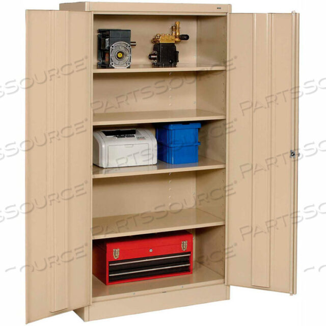 OEM#: 1480-SNDСТАНДАРТНЫЙ ШКАФ ДЛЯ ХРАНЕНИЯ, ПОВОРОТНАЯ РУЧКА, 36ШX24ДХ72В, ПЕСОЧНЫЙ, В РАЗОБРАННОМ СОБРАНИЯХ от Tennsco Corp.
