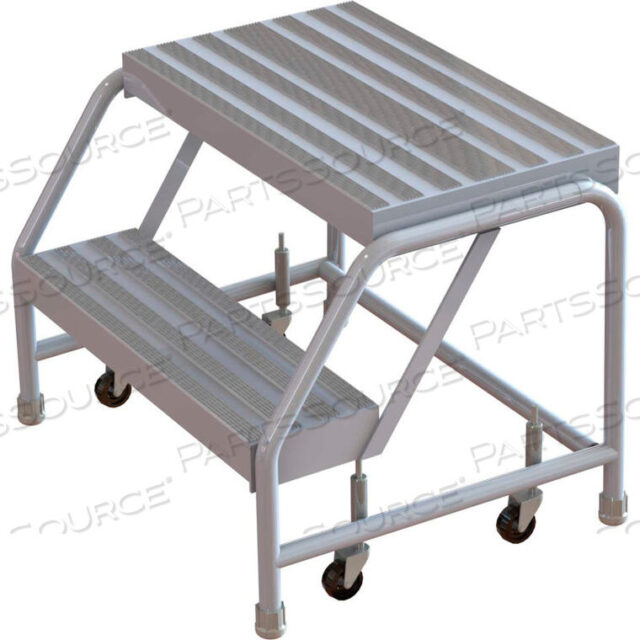 OEM#: WLAR0022442 АЛЮМИНИЕВАЯ ЛЕСТНИЦА НА КОЛЕСАХ, 24 Ш РЕБРИСТЫЕ СТУПЕНЬКИ, БЕЗ ПОРУЧНЕЙ от Tri-Arc