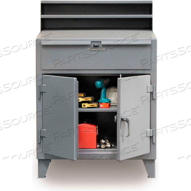 OEM#: 34-SD-TD-281CABINET ТОРГОВЫЙ СТОЛ С ОТДЕЛЕНИЯМИ ПОДЪЕМНИК 36Ш X 28Г X 42В - СЕРЫЙ от Strong Hold