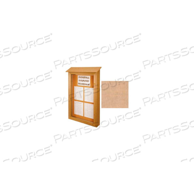 OEM#: UVSD4226-SDSОДНОДВЕРНЫЙ УЛИЧНЫЙ ЦЕНТР СООБЩЕНИЙ - 26 Ш X 42 В - ПЕСОЧНЫЙ от United Visual Products
