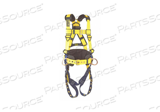 OEM#: 1102201DBI-SALA CONSTRUCTION STYLE HARNESS, С D-ОБРАЗНЫМИ КОЛЬЦАМИ НА СПИНЕ И ПО БОКУ, ПРЯЖКАМИ-ЯЗЫКАМИ НА НОГАХ, МАЛЕНЬКИЙ от 3M Consumer
