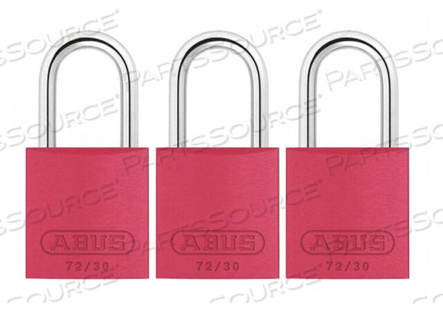 OEM#: 72/30 KA X 3J5197 БЛОКИРОВОЧНЫЙ НАВЕСНОЙ ЗАМОК KA КРАСНЫЙ 2-17/32 H PK3 от Abus