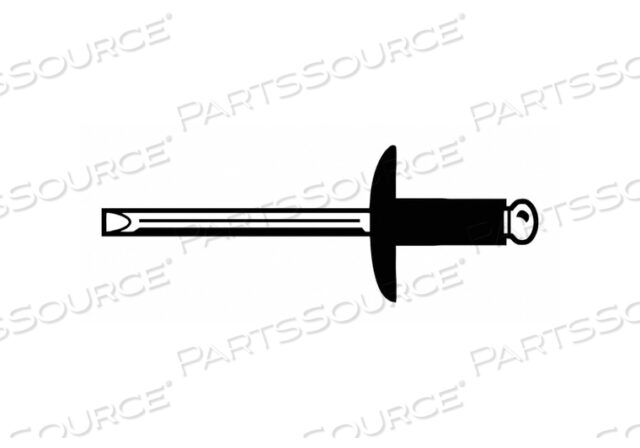 BLIND RIVET 1/8 D X 0.400 L PK16000