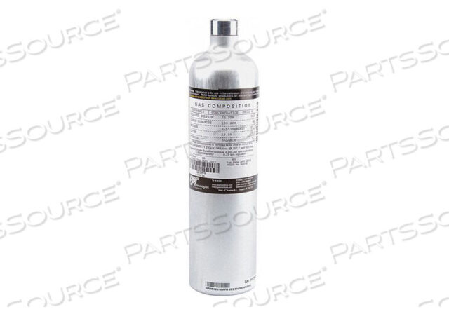 OEM#: CG2-IB-100-34AL CALIBRATION GAS 100 PPM ISOBUTYLENE 34L от BW Technologies
