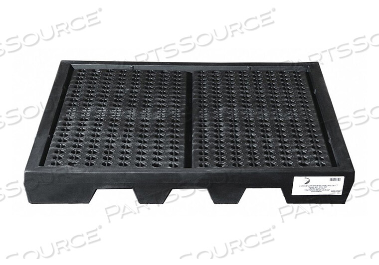 OEM#: 5116-BDBLACK DIAMOND 4 DRUM SPILLPALLET - НИЗКИЙ ПРОФИЛЬ - 2000 LB. CAP. от Enpac