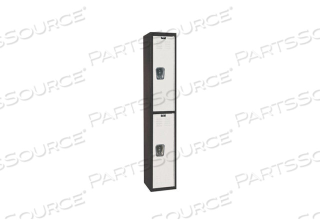 OEM#: U1282-2A-MPДВУХЪЯРУСНЫЙ 2-ДВЕРНЫЙ ЧЕРНЫЙ СТАЛЬНОЙ ШКАФЧИК, 12 ШТ. X 18 DX36 В, ЧЕРНЫЙ/СВЕТЛО-СЕРЫЙ, СБОРКА Hallowell