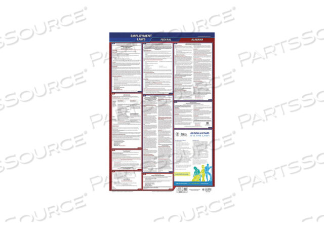 OEM#: 300-ALLABORLAW POSTER FED/STA AL ENG 40WX26INH от J.J. Keller & Associates