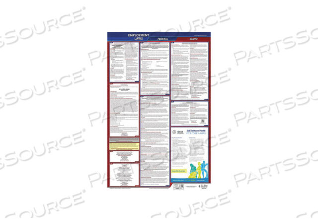 OEM#: 300-ID-3LABORLAW ПЛАКАТ FED/STA ID ENG 26INH 3YR от J.J. Keller & Associates