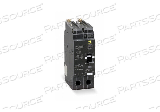 OEM#: EDB24015АВТОМАТИЧЕСКИЙ ВЫКЛЮЧАТЕЛЬ 15A БОЛТ НА 277/480 В 2P квадратным D