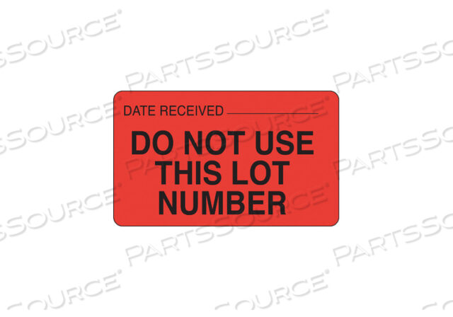 OEM#: 141454ЭТИКЕТКА 1-1/2 ДЮЙМА В 2-1/2 ДЮЙМА Ш PK1000 от Roll Products
