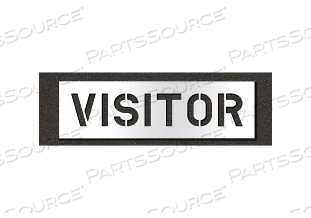OEM#: STL-108-70834ТРАФАРЕТ ДЛЯ ТРОТУАРНОЙ МАРКИРОВКИ VISITORS от RAE Products & Chemicals Corp.