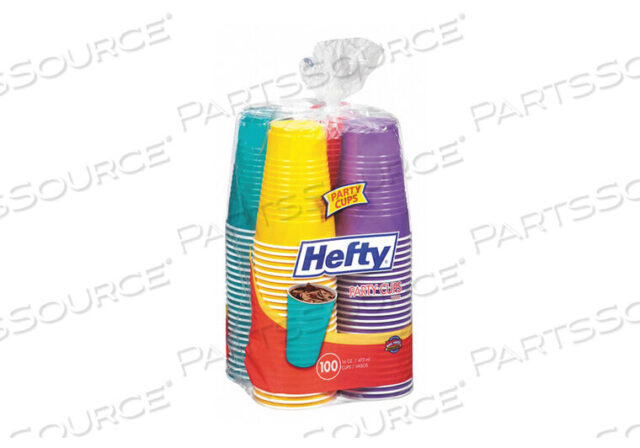 OEM#: C21637HEFTY ПЛАСТИКОВЫЕ СТАКАНЧИКИ 16 УНЦИЙ. АССОРТИ PK400 от Hefty