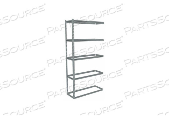OEM#: ZB7-4218A-5BOLTLESS SHELVING ADD-ON 84 H GRAY by Tennsco Corp.
