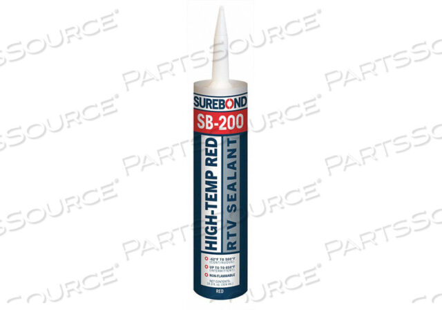 OEM#: SB-200 T RERTV СИЛИКОНОВЫЙ ГЕРМЕТИК КРАСНЫЙ 10,3 УНЦИЙ от Surebond