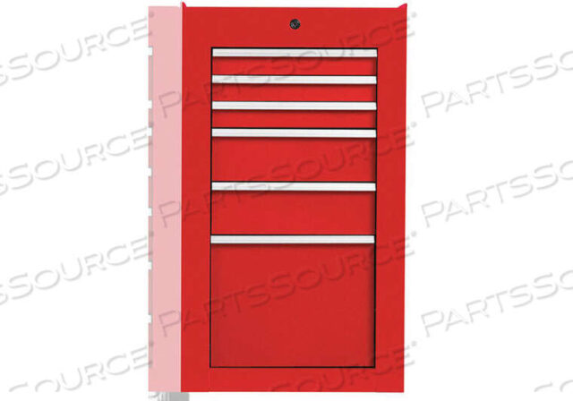 OEM#: J551934-6RD-SCJ4822 БОКОВОЙ ШКАФЧИК КРАСНЫЙ 19 ДЮЙМОВ С 6 ЯЩИКАМИ от Proto
