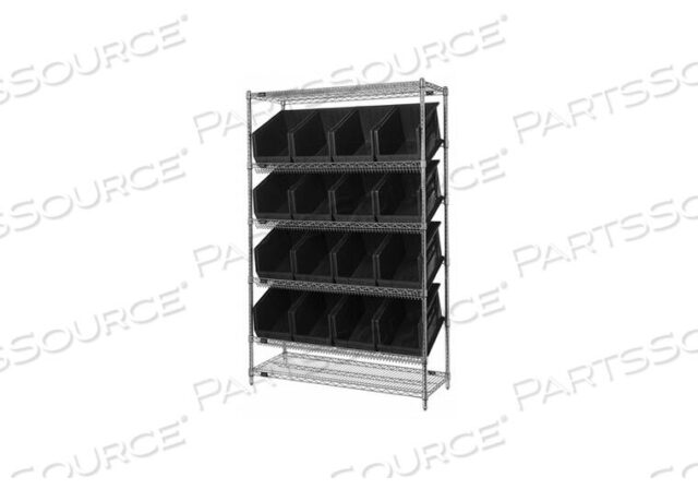 OEM#: WRSL6-74-1848-260BKPICK RACK 74 ОБЩАЯ ВЫСОТА 16 ЯЩИКОВ ЧЕРНЫЙ от Quantum Storage Systems