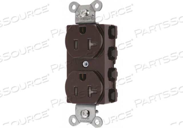 OEM#: SNAP5362TRARECEPTACLE BROWN 1.0 HP ДЛЯ УСТАНОВКИ ВНУТРЕННЕГО МОНТАЖА от Hubbell Incorporated, Wiring Device-Kellums