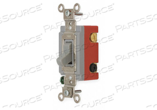 OEM#: HBL1224GYWALL SWITCH 4-WAY 120/277V 20A GRY TOGGL от Hubbell Incorporated, Wiring Device-Kellums