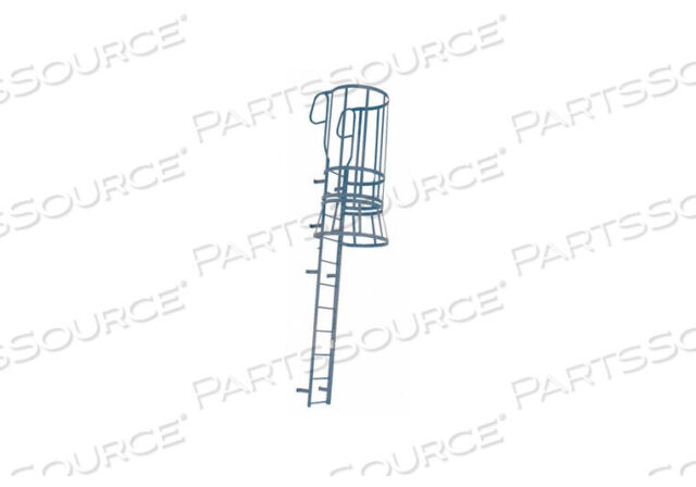 OEM#: M13WC C1 ФИКСИРОВАННАЯ ЛЕСТНИЦА С КАРКАСОМ БЕЗОПАСНОСТИ 15 ФУТОВ 8 ДЮЙМОВ H от Cotterman