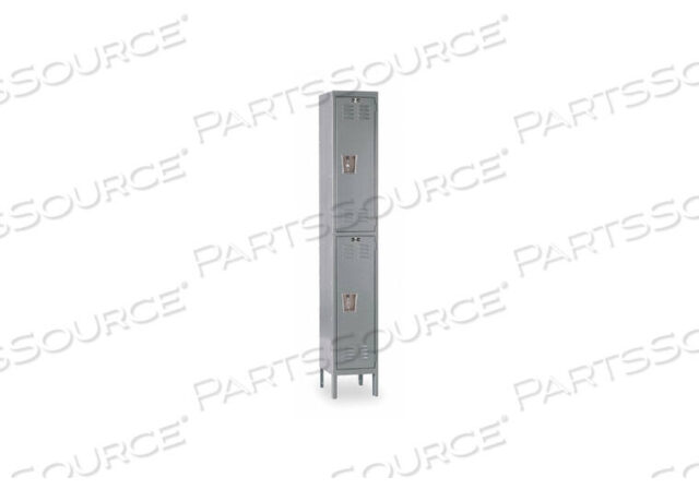 OEM#: U1228-2HGG7200 ШКАФЧИК ГАРДЕРОБНЫЙ LVRD 1 ШИРИНА 2 ЯРУСА СЕРЫЙ от Hallowell