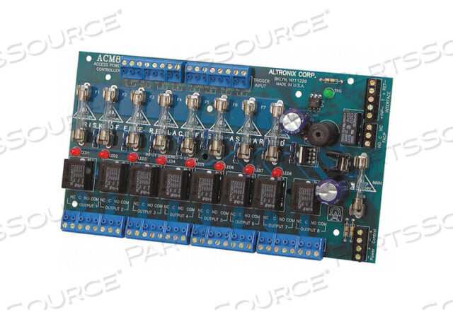 OEM#: ACM8ACCESS POWER CONTROLLER 8 FUSED TRIGGER от Altronix Corporation