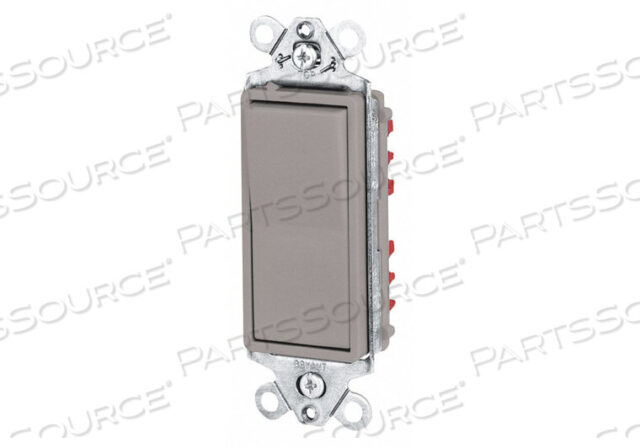 OEM#: 9903GRYWALL SWITCH 20A GREY 3-WAY TYPE ROCKER от Hubbell Power Systems