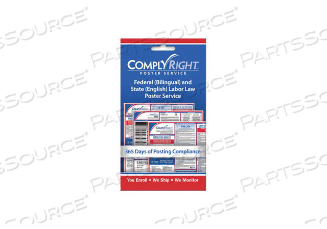 OEM#: CRPS02ПЛАКАТ ПО ТРУДОВОМУ ПРАВУ СЕРВИСНАЯ КАРТА НА АНГЛИЙСКОМ ЯЗЫКЕ от Complyright