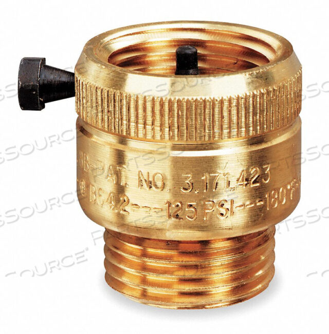 OEM#: 8BВАКУУМНЫЙ ПРЕРЫВАТЕЛЬ 3/4 ДЮЙМА GHT ЛАТУНЬ 125 PSI от Watts Regulator Co.