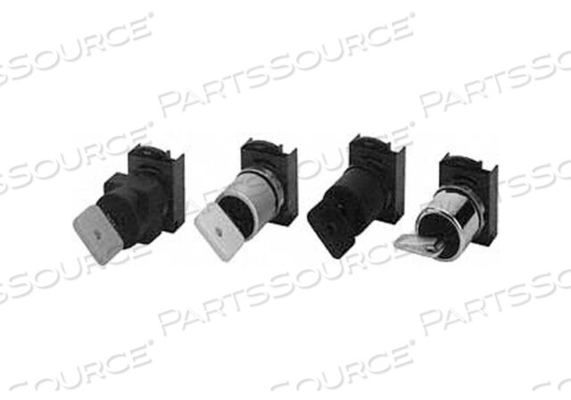 NON-ILLUM SELECTOR SWTCH 22MM 2 POS KEYD