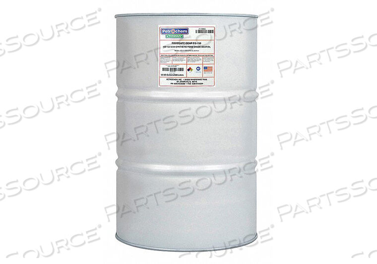 OEM#: FOODSAFE GEAR FG-150-055 ПИЩЕВОЕ ПОЛУСИНОВОЕ ТРАНСМИССИОННОЕ МАСЛО ISO 150 от Petrochem