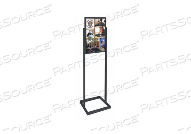 OEM#: UVE58110-BLACKSIGN HOLDER PEDESTAL 14X22 ALUM BLACK от United Visual Products