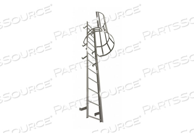 OEM#: M30SC L10 C1 ФИКСИРОВАННАЯ ЛЕСТНИЦА С КАРКАСОМ БЕЗОПАСНОСТИ 29 ФУТОВ 3 ДЮЙМА H от Cotterman