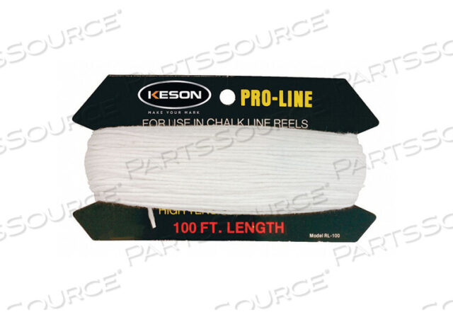 OEM#: RL100CHALK LINE WHITE 100 FT. ДЛЯ 6XGL1 от Keson