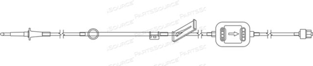 OEM#: A76.8162STRIPED MICROBORE SET, 5 ML PRIMING, BLUE, 103 IN by CME America