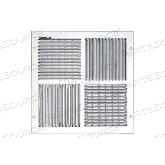 OEM#: SG-1414 CW4SPEEDI-GRILLE ПОТОЛОЧНАЯ ИЛИ НАСТЕННАЯ РЕШЕТКА С 4-СТОРОННИМ ОТКЛОНЕНИЕМ 14 X 14 от Applied Applications Intl, LLC