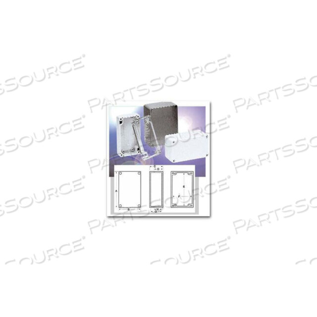 PN-1324-DGMB NEMA 4X-PN SERIES BX 6,73 Д X 4,76 Ш X 2,17 В ТЕМНО-СЕРЫЙ С КРОНШТЕЙНАМИ ДЛЯ МЕТАЛЛОКОНСТРУКЦИЙ - МИНИМАЛЬНОЕ КОЛИЧЕСТВО 7
