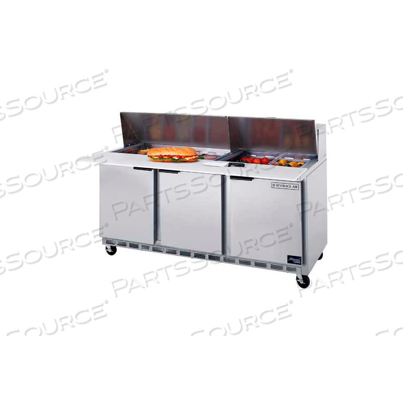 OEM#: SPE72HC-12CFOOD PREP TABLES SPE72 ELITE SERIES CUTTING TOP, 72 Вт от BEVERAGE AIR