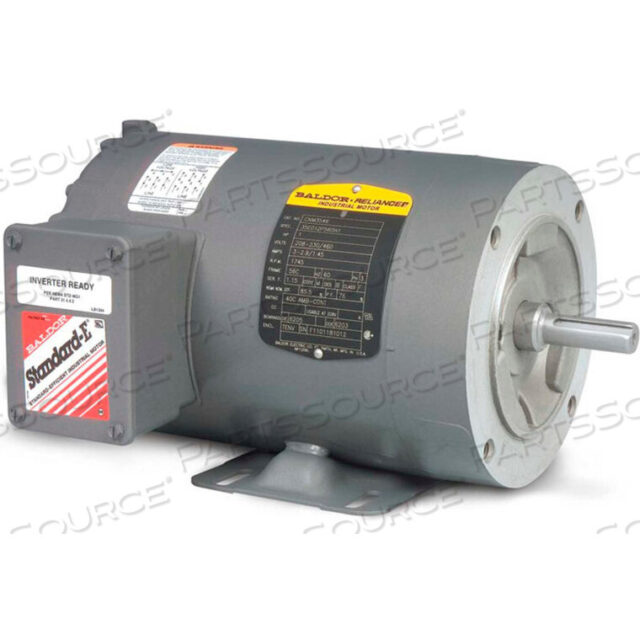 OEM#: CNM3457MOTOR, .33HP, 3450RPM, 3PH, 60HZ, 56C, 3410M, TENV, F1 от BALDOR