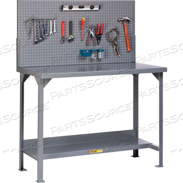 OEM#: WST2-3060-36-PB60W X 30D ВЕРСТАК ФИКСИРОВАННОЙ ВЫСОТЫ, НИЖНЯЯ ПОЛКА, ПАНЕЛЬ PEGBOARD от Little Giant